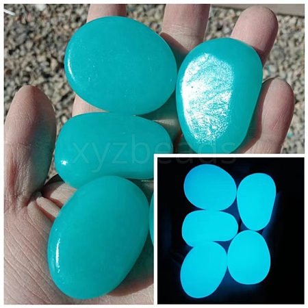 Resin Imitation Luminous Stone Display Decoration PW-WG93589-08-1