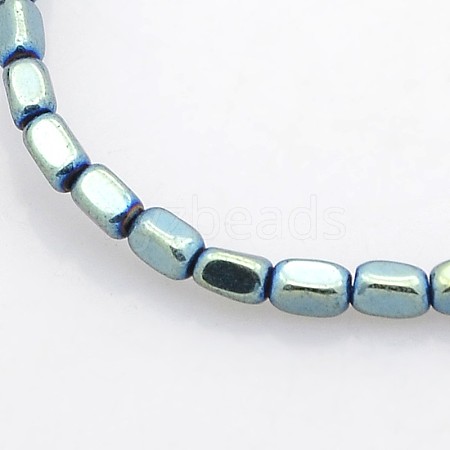 Electroplate Non-magnetic Synthetic Hematite Beads Strands G-J213D-07-1