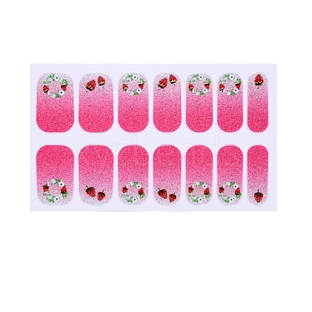 Glitter Powder Nail Art Full-Cover Sticker MRMJ-T078-ZA246-1