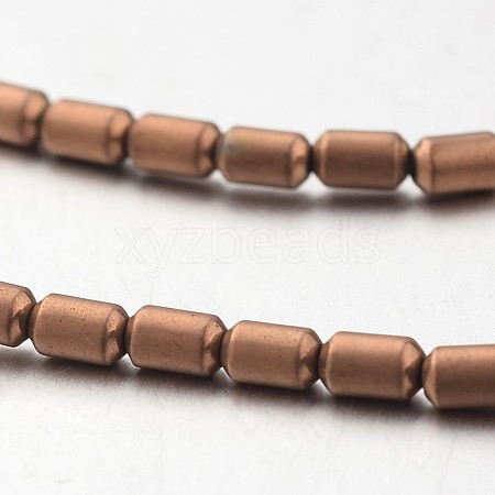 Electroplate Non-magnetic Synthetic Hematite Bead Strands G-F300-39-F08-1