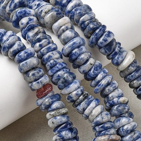 Natural Blue Spot Jasper Beads Strands G-A285-A10-01-1