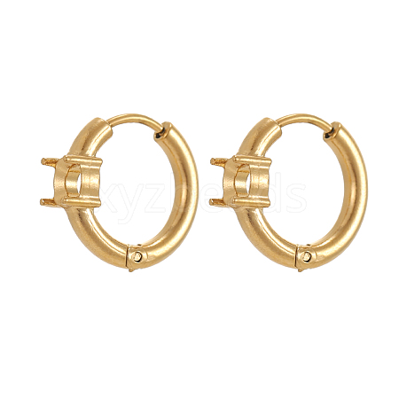 304 Stainless Steel Hoop Earring STAS-OY012-02G-1