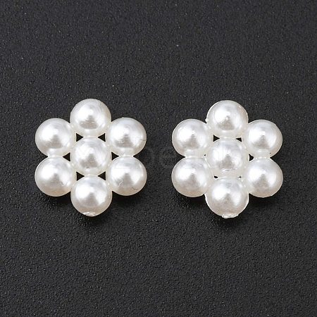 Acrylic Pearl Cabochons MACR-F026-22-1