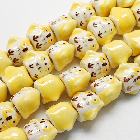 Handmade Porcelain Beads PORC-S448-11-1