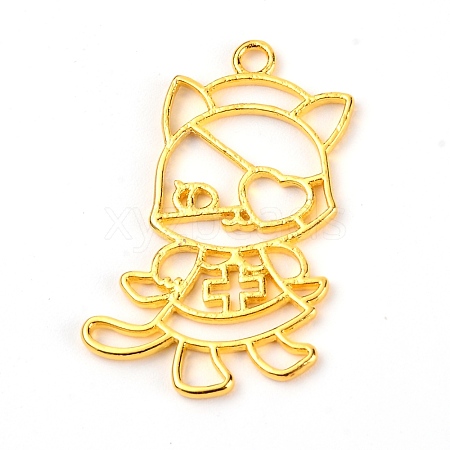 Zinc Alloy Open Back Bezel Pendant PALLOY-TAC0024-23-1