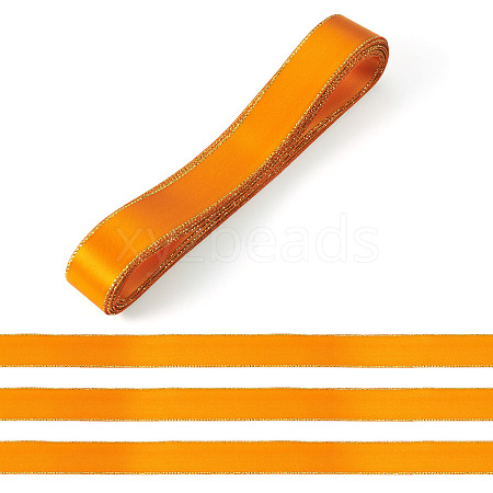 5M Polyester Gold Edged Satin Ribbon OCOR-TADJ0001-05H-1