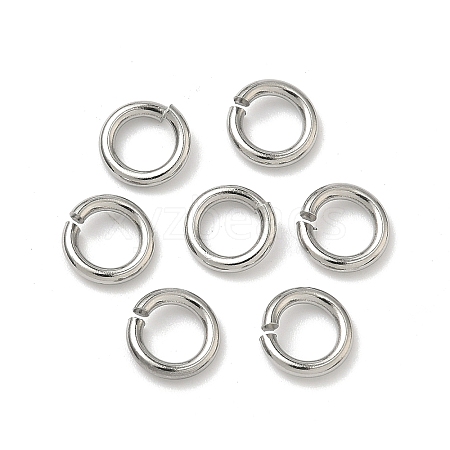 Tarnish Resistant 304 Stainless Steel Open Jump Rings STAS-R065-42-1