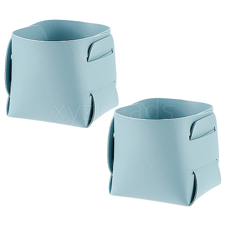 2Pcs PU Leather Jewelry Plate AJEW-CN0002-74B-1