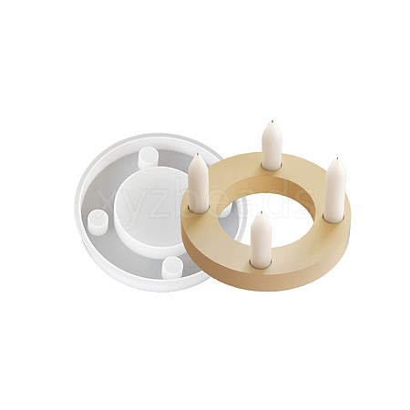 DIY Silicone Candle Holder Molds DIY-K073-22B-1