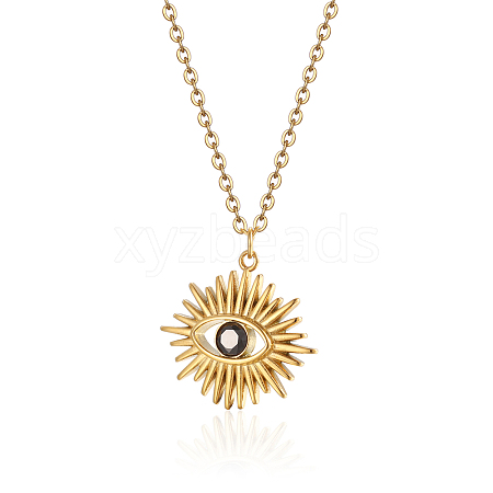 Eye Pattern Pendant Necklaces SY1281-1-1