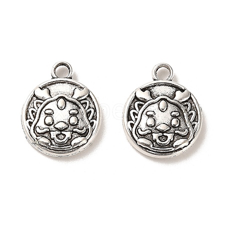 Tibetan Style Alloy Charmss FIND-C043-050AS-1