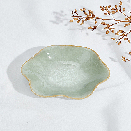 1Pc Ceramic Dipping Dish AJEW-LP0010-47-1