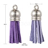 60Pcs 4 Colors Faux Suede Tassel Pendant Decorations FIND-LS0001-04C-4