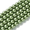 Eco-Friendly Grade A Glass Pearl Beads HY-J002-8mm-HX071-1