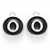 Platinum Plated Alloy Charms LS-ENAM-S118-02O-P-1