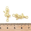 Alloy Puppy Connector Charms FIND-G085-13G-3