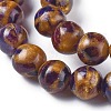 Synthetic Gold Clinquant Stone Beads Strands G-E551-A-3