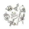 16Pcs 8 Style Tibetan Style Alloy Pendants Sets TIBEP-YW0001-41-2
