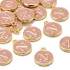 Golden Plated Alloy Enamel Charms ENAM-S118-07N-4