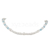 Acrylic Pearl & Luminous Beaded Necklaces for Women NJEW-JN04909-1