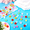100Pcs 10 Colors Transparent Acrylic Beads TACR-TA0001-44-5