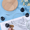 4Pcs 4 Styles Plastic & Glass Magnifier FIND-DR0001-56-4