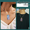 20Pcs 5 Colors Alloy Pendant Cabochon Settings FIND-SP0002-74-5