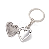 316 Stainless Steel Photo Locket Keychain KEYC-JKC01121-4