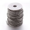 Tarnish Resistant 304 Stainless Steel Twisted Chains Curb Chain CHS-R001-1.0mm-2