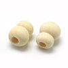 Unfinished Wood Beads X-WOOD-T007-03-2