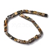 Natural Map Stone Beads Strands G-T139-8x8-45B-3