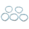 Natural Quartz(Dyed) Stretch Bracelets BJEW-JB01699-05-1