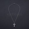 Non-Tarnish 201 Stainless Steel Pendant Necklaces NJEW-S105-JN534-45-1-2