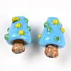 Handmade Lampwork Bumpy Beads LAMP-T022-02A-03-1