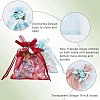40Pcs 4 Colors 3D Flower Organza Drawstring Bags OP-BBC0001-06C-6