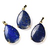 Natural Lapis Lazuli Pendants G-U002-01G-C-1