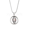 Zinc Alloy Pendant Necklaces NJEW-M211-14C-PB-1