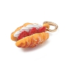 Alloy with Enamel Pendants LS-AL-CBAE186-01G-02-2