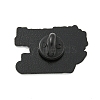 In a World Where You Can  Be Anything Be King Black Alloy Brooches JEWB-I030-13A-2