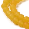 Natural Dyed White Jade Beads Strands G-M402-B01-01-3