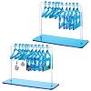   2 Sets Acrylic Earring Display Hanger Rack EDIS-PH0001-42B-1