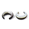 Natural Black Lip Shell Beads SSHEL-N034-122B-02-3