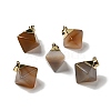 Natural Agate Pendants G-P474-03G-02-1