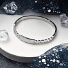 304 Stainless Steel Hinged Bangles for Women BJEW-A011-21P-2