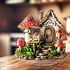 Bohemian Style Acrylic Mushroom House Display Decorations PW-WG7636C-01-3