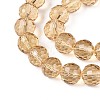 Transparent Glass Bead Strands GLAA-R095-10mm-32-3