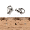 Tarnish Resistant 304 Stainless Steel Lobster Claw Clasps X-STAS-R050-11x7mm-3