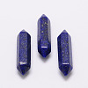 Dyed Natural Lapis Lazuli Double Terminated Points Healing Stones G-K009-30mm-01-1