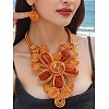 Alloy Aluminum and Acrylic Resin Jewelry Sets FS-WGFFF05-11-1