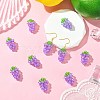 Handmade Acrylic Bead Pendants PALLOY-CJ00078-6